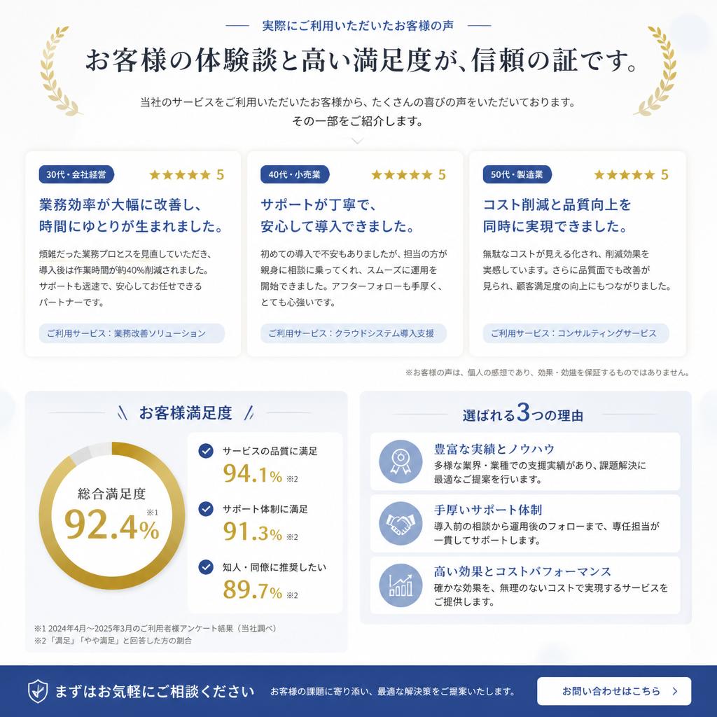4. お客様の声