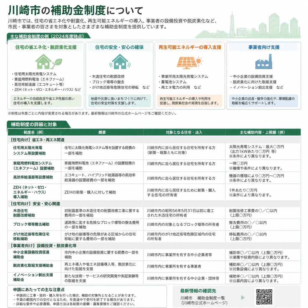 太陽光発電に関する補助金制度